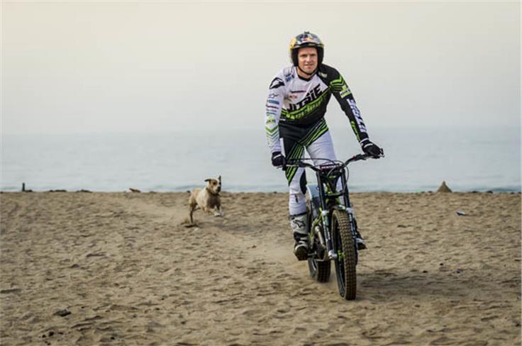 Dogs love chasing cats and motorcycle stuntmen. It&#8217;s true.